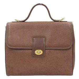Gucci Old Gucci Vintage Handbag Leather Brown
